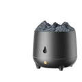 Volcanic mountain-shaped USB humidifier in black or white for rooms up to 20 square metres