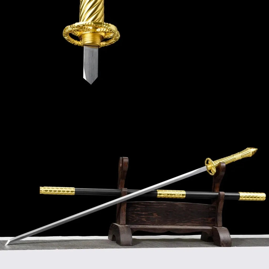 Overlord Saber Ba Wang Dao unsharpened manganese steel long sword 95cm overall length Han Tang style display