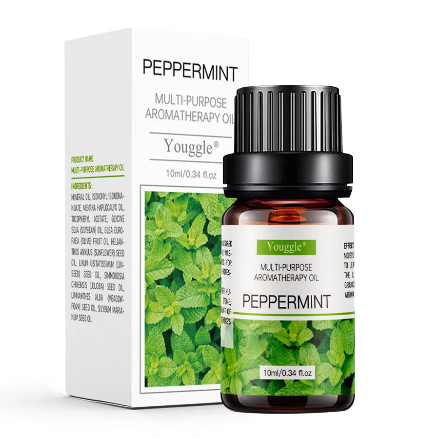 10ml mint essential oil water-soluble for humidifier diffuser aromatherapy cooling scent in stock
