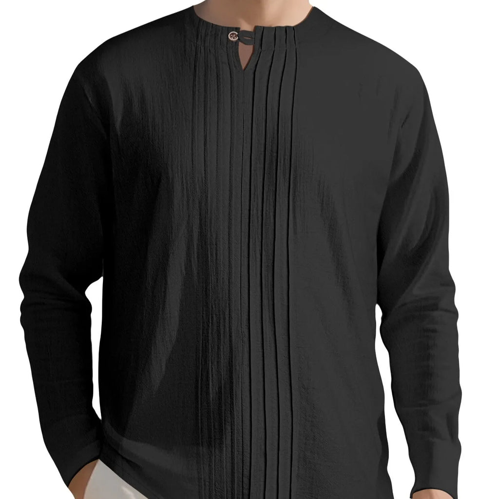 Men's long sleeve solid colour polyester top, no hood, unlined, sizes S-XXXL