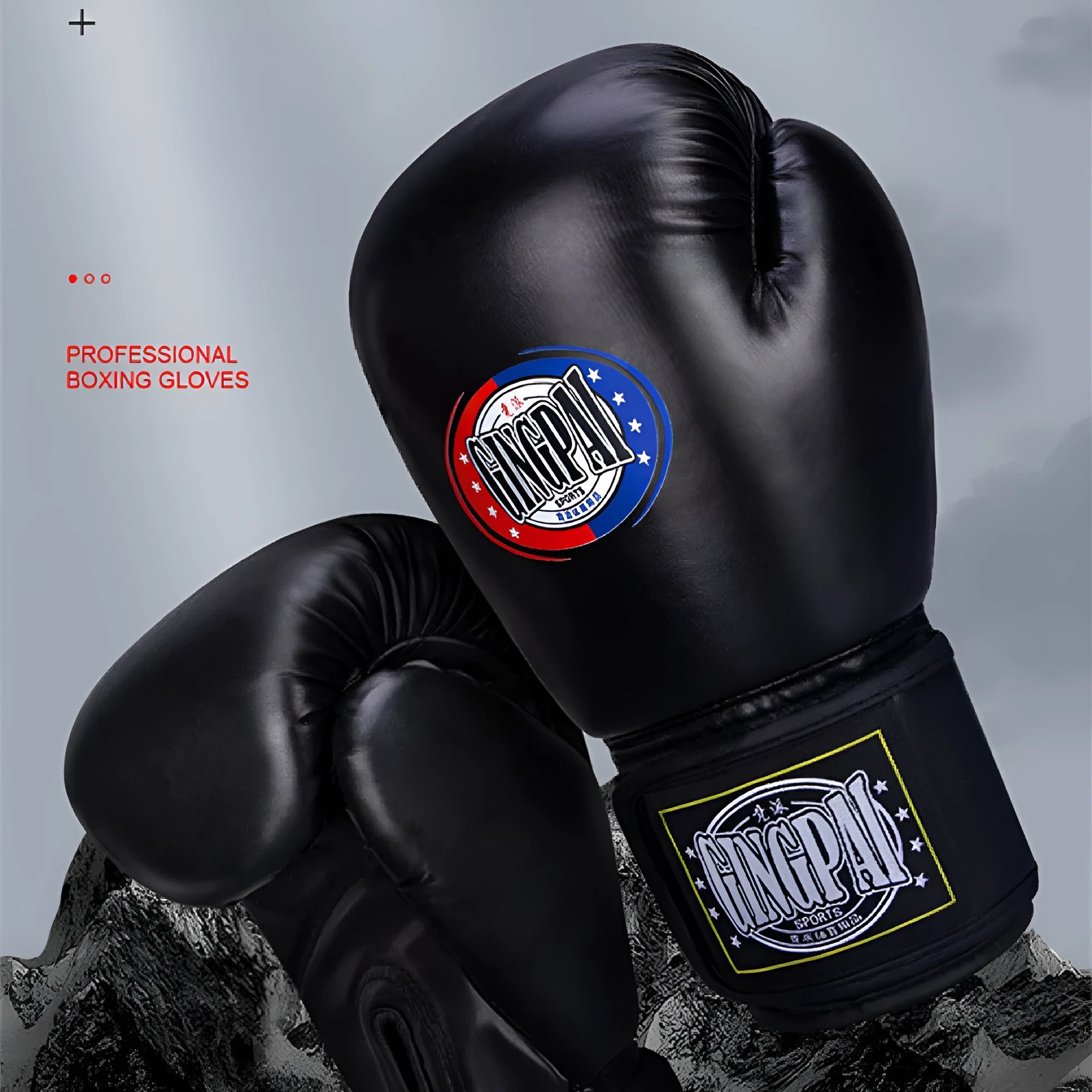 Professional PU leather boxing gloves in multiple colours and sizes for Sanda fighting training