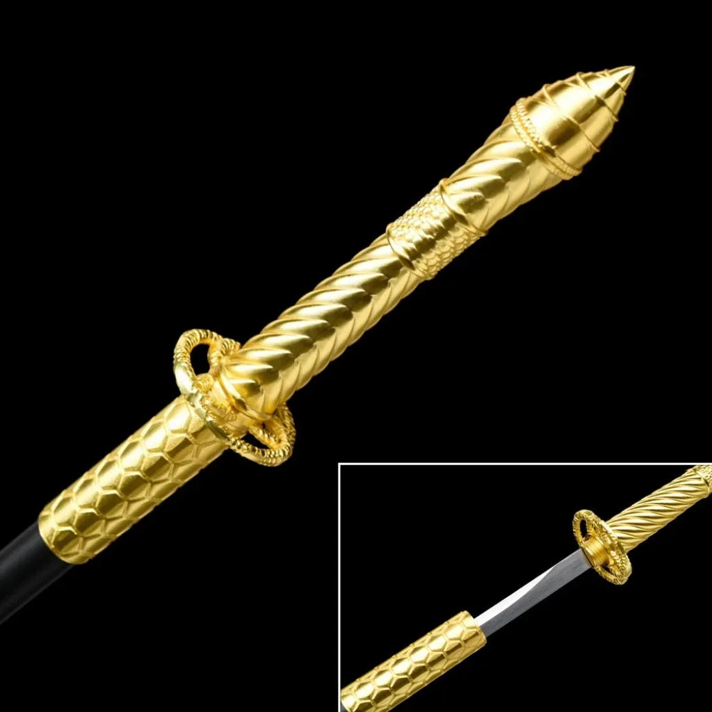 Overlord Saber Ba Wang Dao unsharpened manganese steel long sword 95cm overall length Han Tang style display