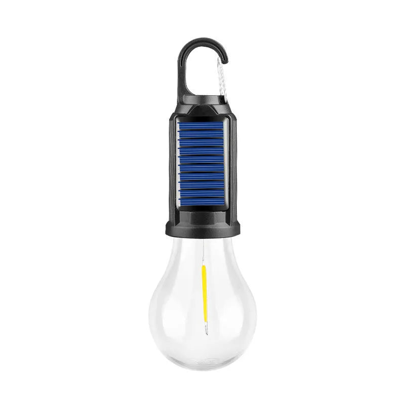 Five solar outdoor lantern bulbs with warm LED lighting and ABS plastic construction