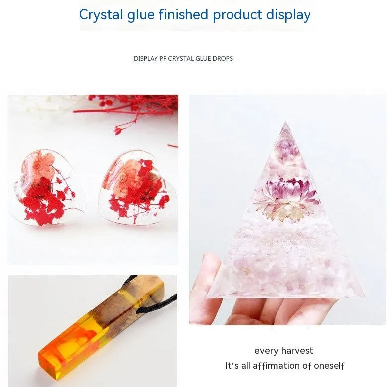 1kg bottle of epoxy resin 31 crystal glue for DIY crafts and ornaments