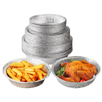 Durable aluminum foil air fryer liners in various sizes, perfect for keeping your appliance clean and well-maintained.