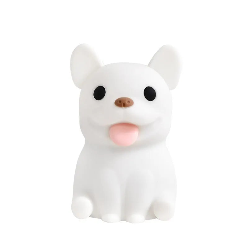 Animal zodiac silicone night light with USB charging and dimming function