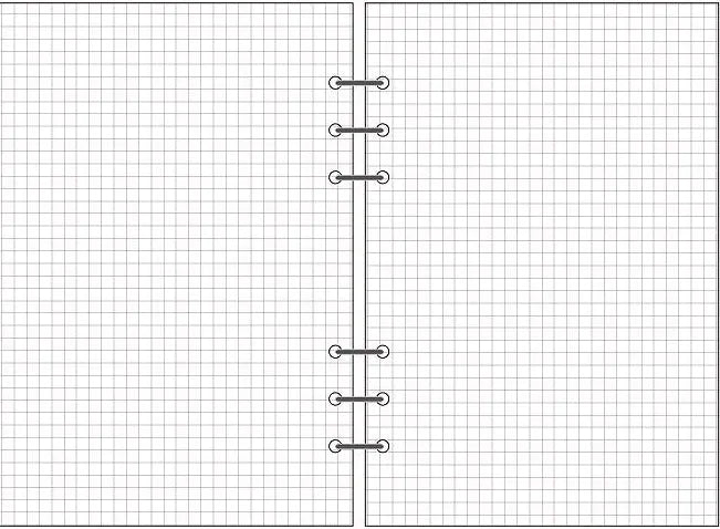 A5 6-hole loose-leaf refill with dot matrix ruling, 40 sheets of Daolin paper, displayed on a desk beside a ring binder