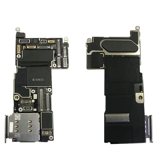 Silver iPhone 12 series motherboard replacement part for device repair
