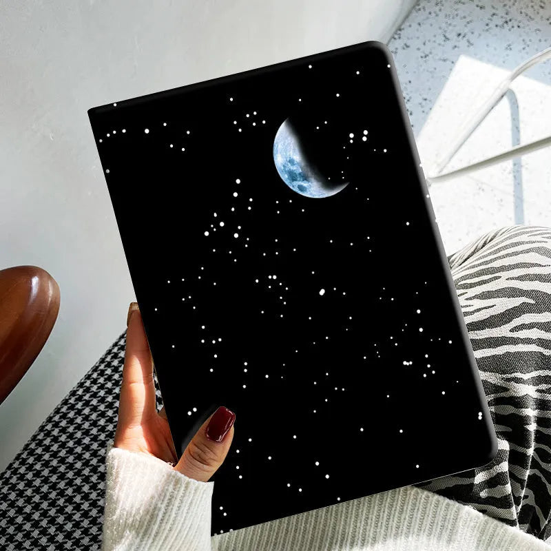 TPU iPad case in cartoon design, anti-fall protection for iPad Pro Air Mini