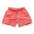 Men's straight leg beach shorts in multiple colours including fluorescent yellow for surfing