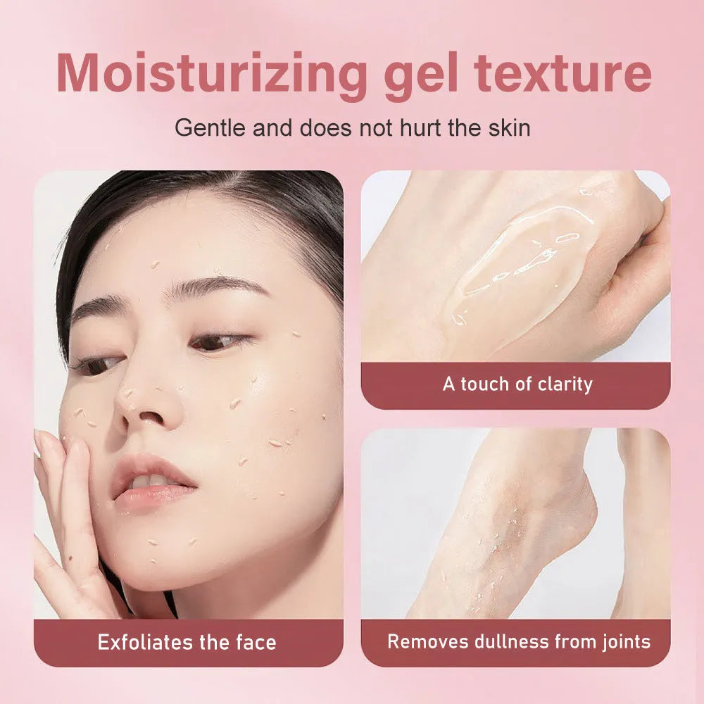 132g moisturising facial exfoliating gel scrub in packaging
