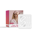 Three pairs of anti-wrinkle microneedle eye patches for skincare treatment.