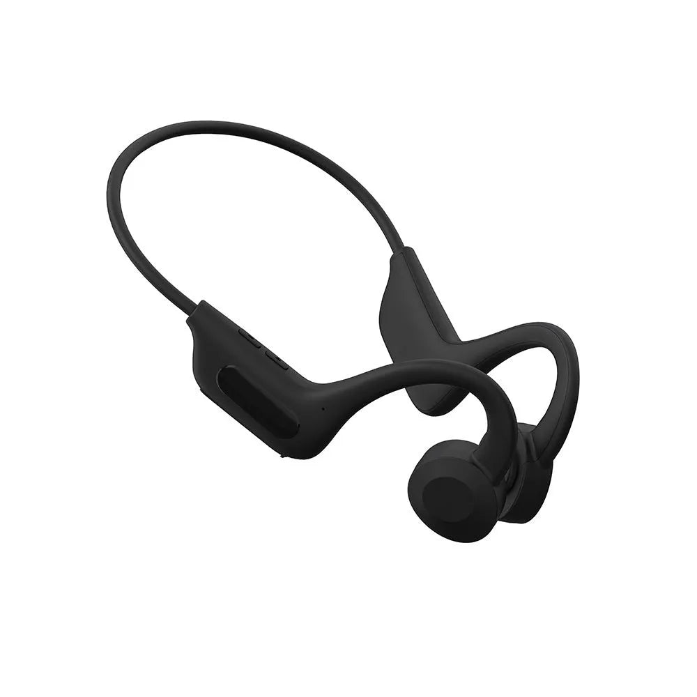 YYK-Q33 bone conduction wireless Bluetooth headset in Q33 Black with ear-mounted design