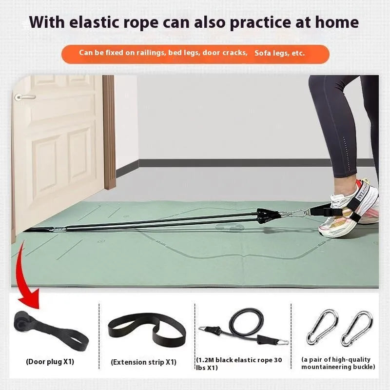 Gantry frame ankle buckle leg strength strap tension booties for suspension training accessories