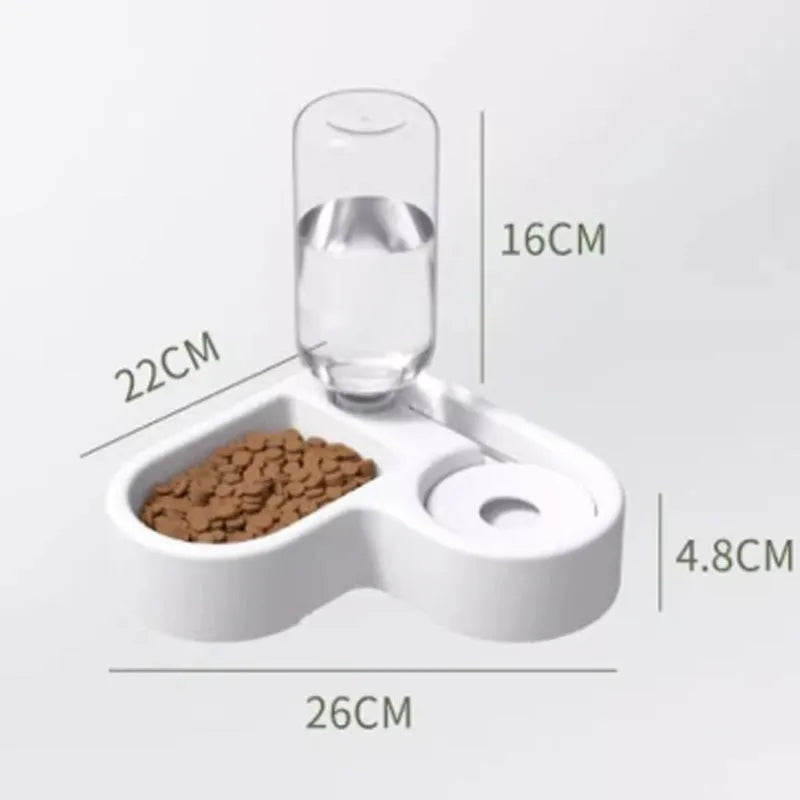 White cat water fountain with food-grade materials and 2.5 litre capacity