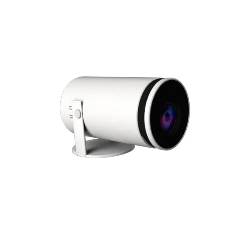 Barrel Machine Hy300 smart Android projector white with remote and adapter