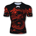 MMA fighting sports t-shirt in milk silk polyester, DZ-DT-21 colour, short sleeve pullover design
