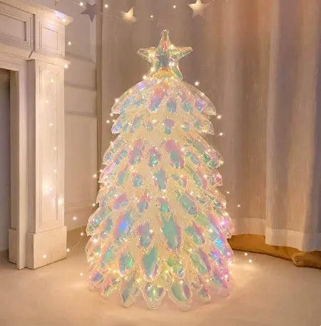 Aluminium foil Christmas balloon arrangement in festive styles and sizes from 91cm to 159cm