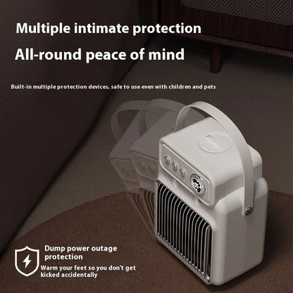 Efficient 1200W 2-in-1 Space Heater and Humidifier with Overheating Protection, Adjustable Temperature and Humidity