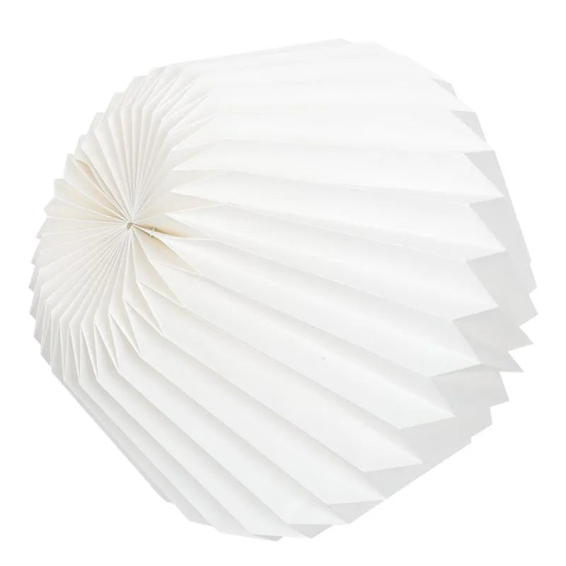 Origami creative paper pendant lampshade in waist drum shape with fine workmanship