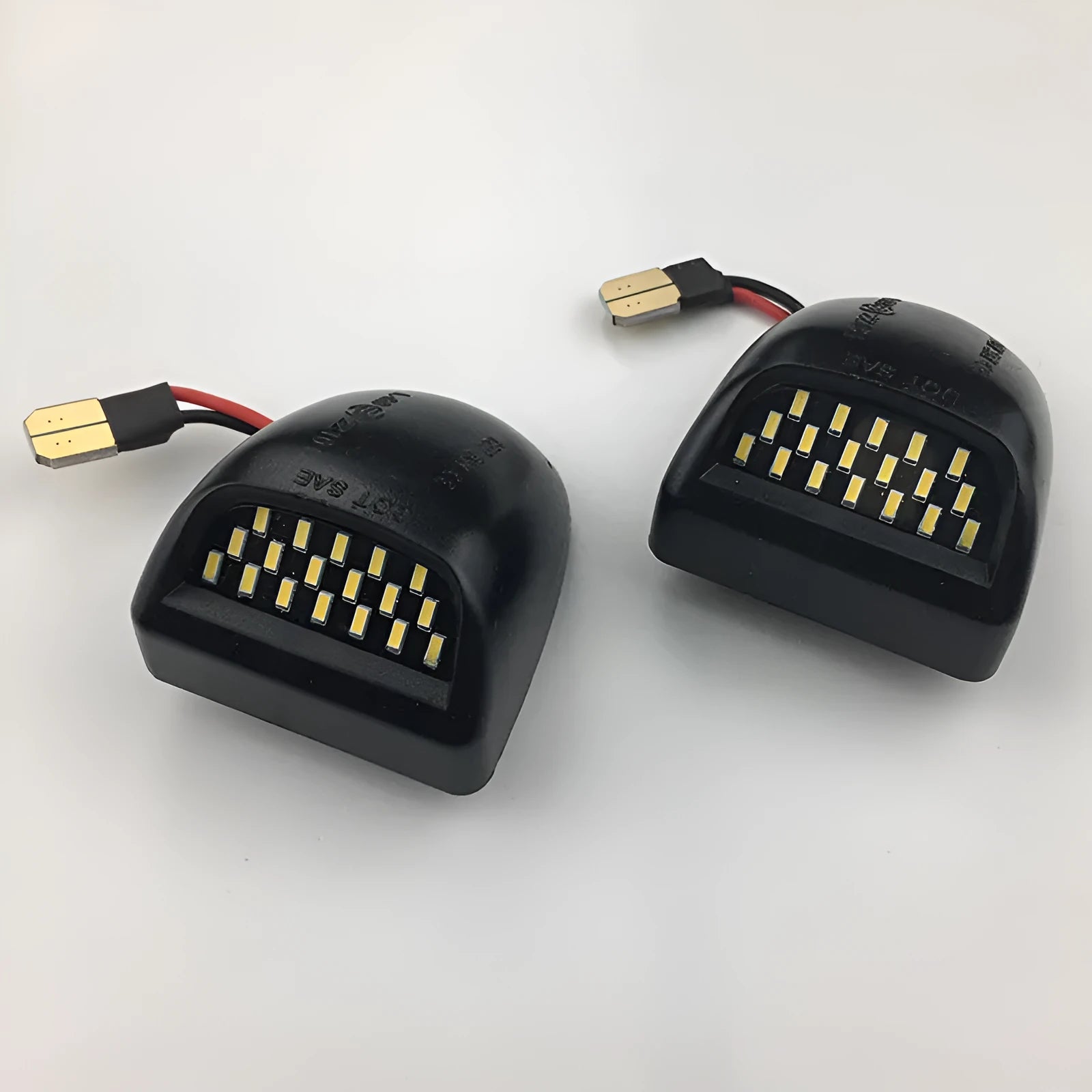 Black license plate light for Chevrolet Silverado SUV trailer van replacement part