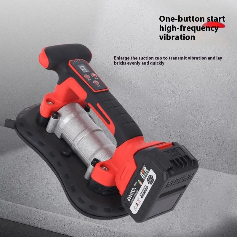 Cordless 21V tile laying machine with automatic pasting function and battery pack