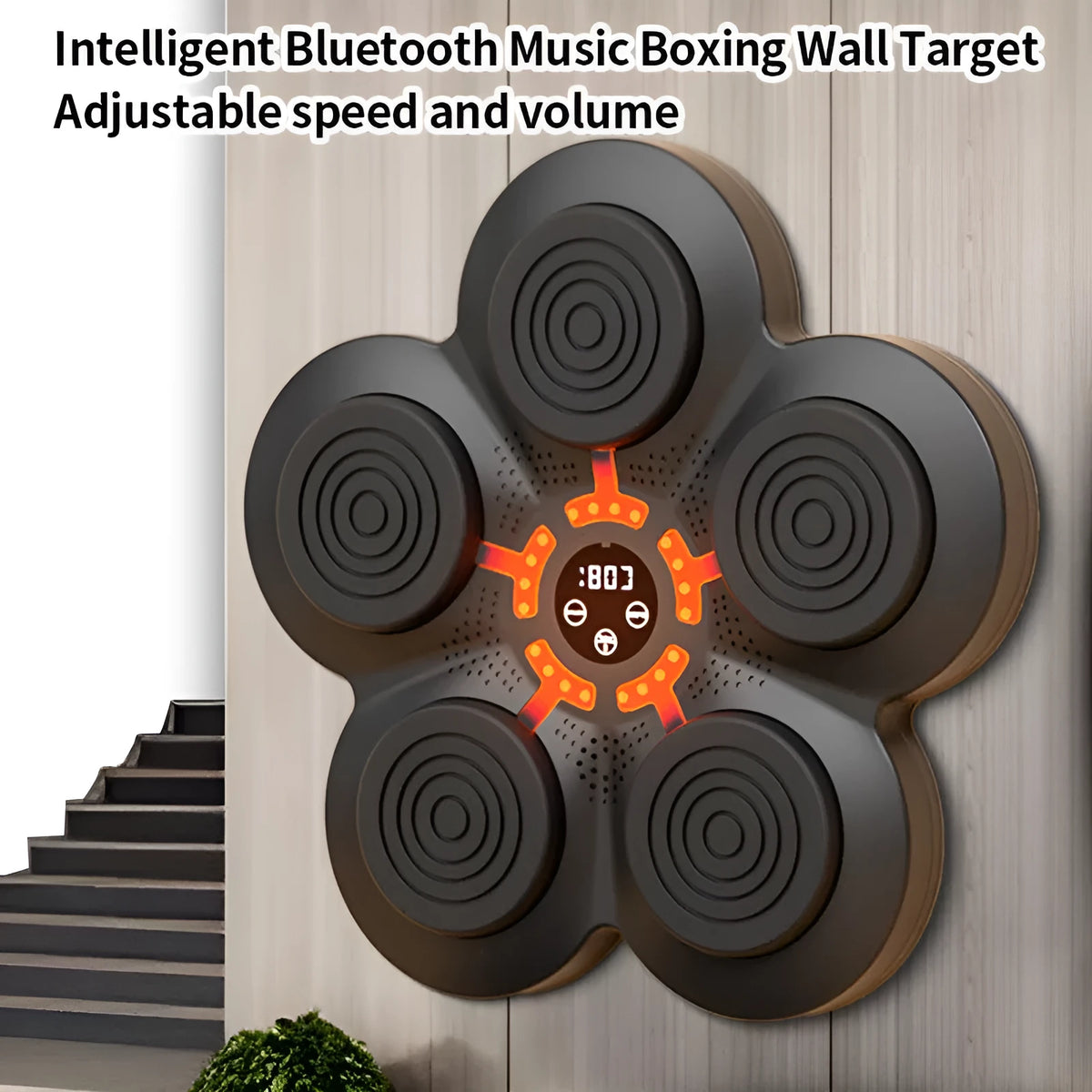 Children's boxing training target with ABS body, freestanding design and optional adult or children's gloves
