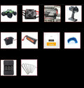 Off-road 4WD brushless RC racing car with aluminium chassis and steel gears for adults