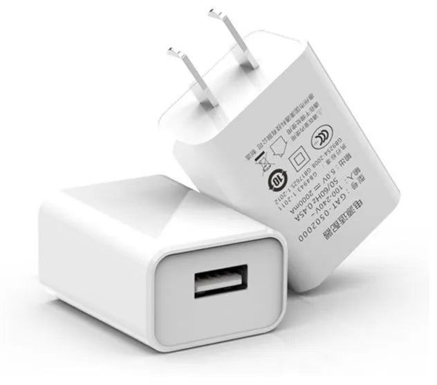 5V1A USB charging adapter kit with Android cable and UK power cord