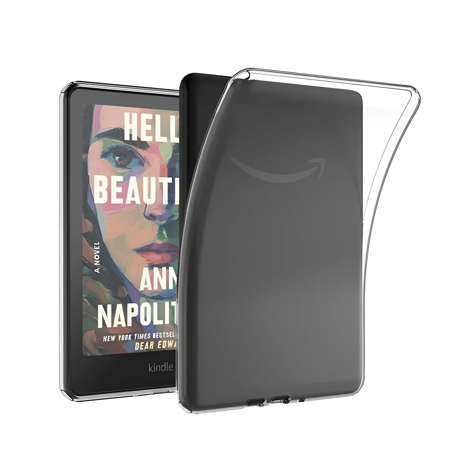 Transparent TPU protective case for Kindle, fully transparent soft cover compatible with Kindle 12th generation 2024 and PaperWhite models