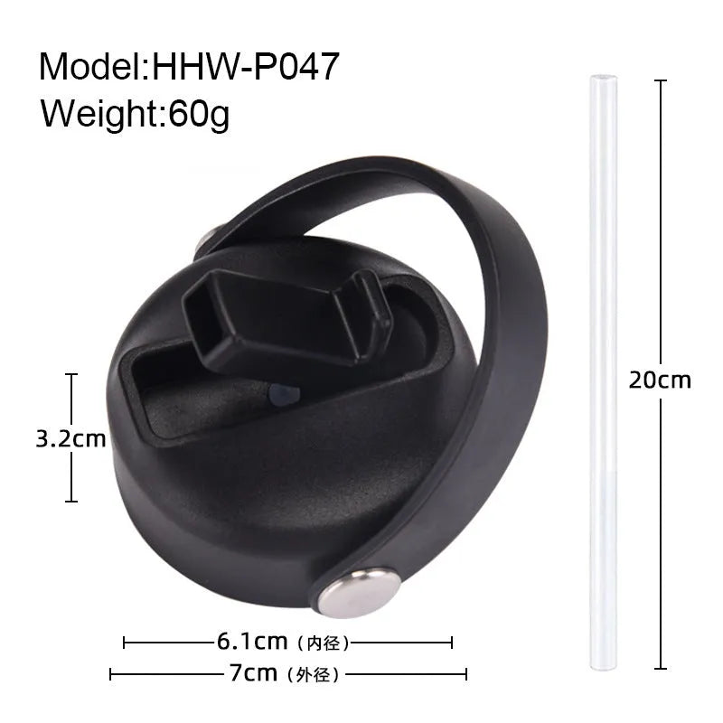 Portable plastic cup lid with handle, shown in a choice of 40 colours for outdoor sports and travel use
