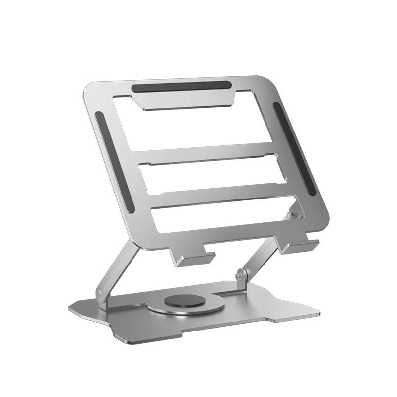 Carbon steel notebook bracket, 25.5cm x 5.5cm x 25.5cm, grey or black, rotatable or fixed model