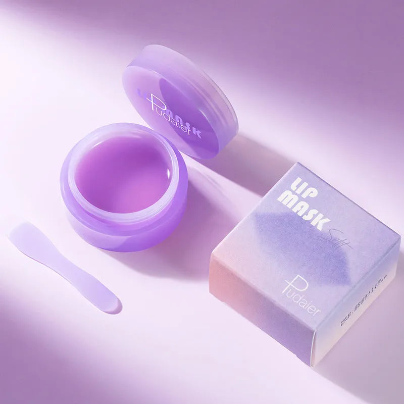 10ml exfoliating lip balm tube with scraper tool for lip hydration