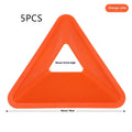 Triangle PE sign plate in red yellow blue and other colours for football training drills