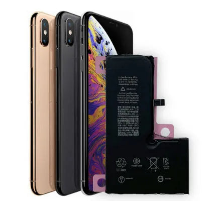 iPhone lithium battery replacement with 2501-3000mAh capacity for multiple models 4G to 15Pro Max
