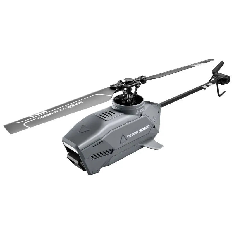 L1 single paddle four-channel helicopter drone with 8K dual camera and optical flow follow system for aerial photography