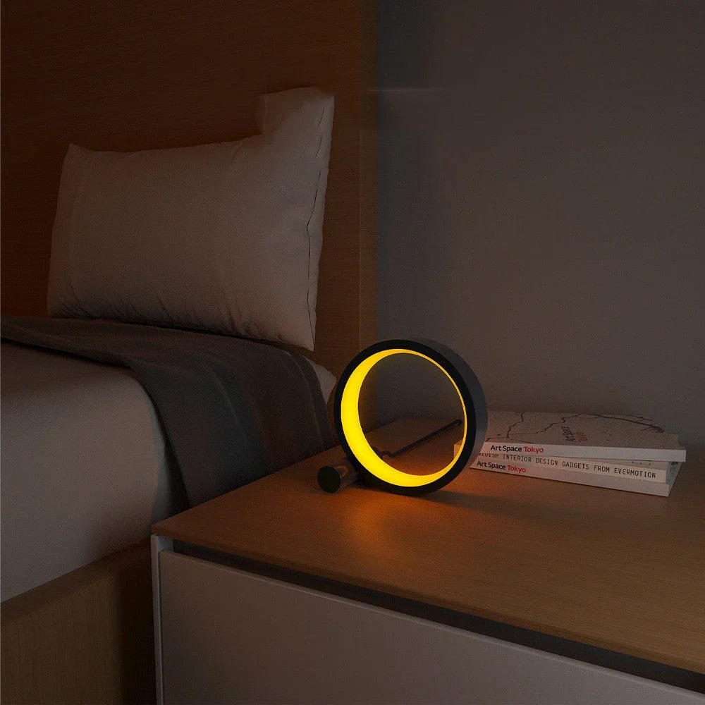 Smart color-changing LED night light with music sync and customizable lighting options for home decor