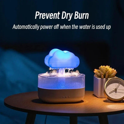 Soothing Cloud Humidifier with Color-Changing Lights, Powerful Yet Whisper-Quiet Operation, Large Water Capacity for Extended Runtime