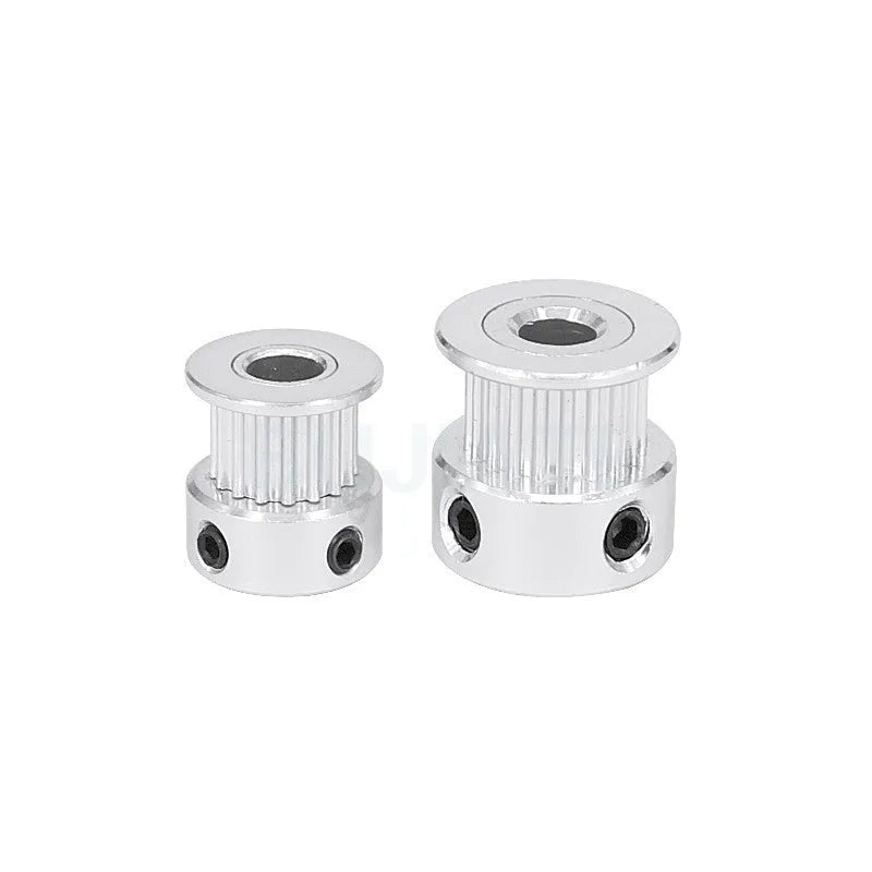 2GT timing belt pulley wheel stainless steel extrusion gear 16 teeth white 3D printer accessory