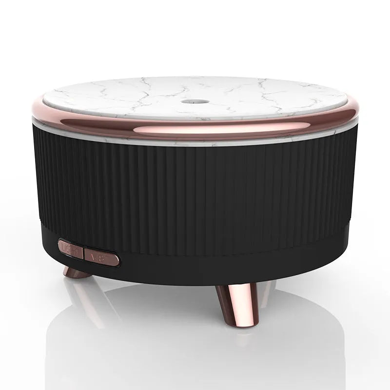 USB charging cycle bedroom humidifier in cylinder plastic shape with 500ml tank and quiet operation