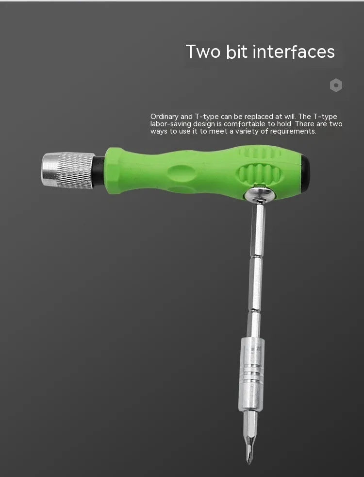 32-in-1 screwdriver set with bits for mobile phone and digital device repair