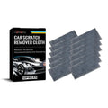 Car scratch remover cloth set with twelve 10x20cm chemical fibre pieces