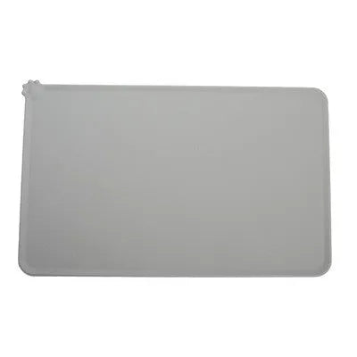 Silicone pet placemat under dog bowl in choice of five colours with anti-slip base