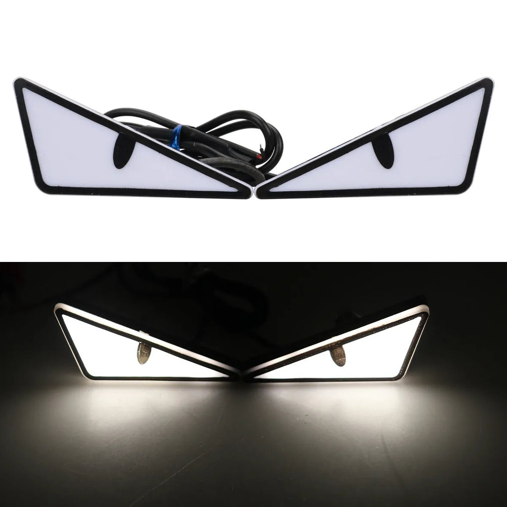 Triangle motorcycle decorative light in waterproof plastic housing with semicycle lens in amber colour option