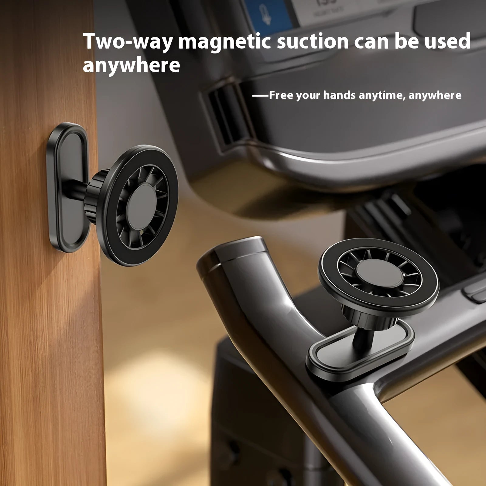 Double-sided magnetic photography bracket for camera flash accessories with plastic construction
