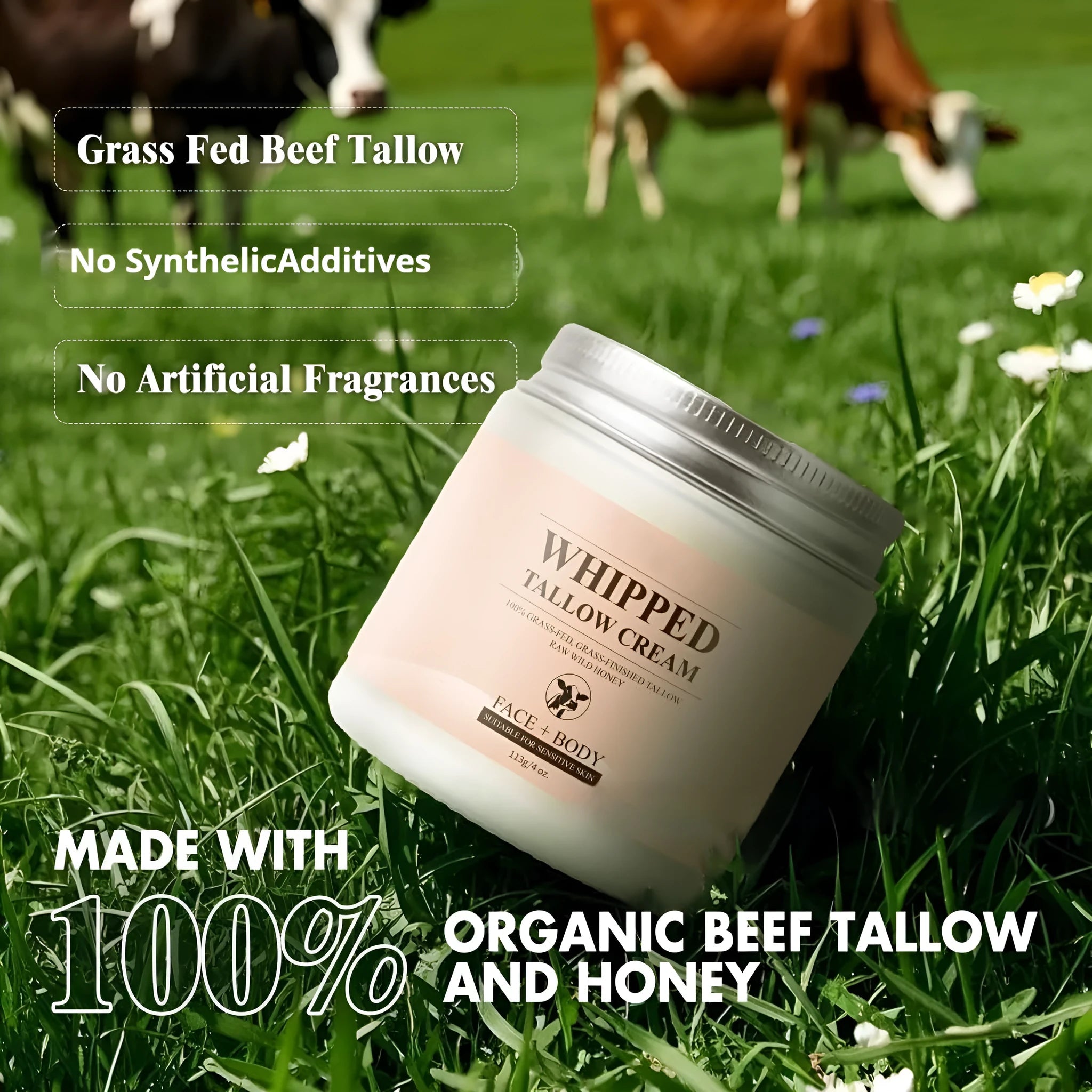 113g butter cream facial moisturiser for dryness relief and skin replenishment