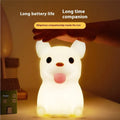 Animal zodiac silicone night light with USB charging and dimming function