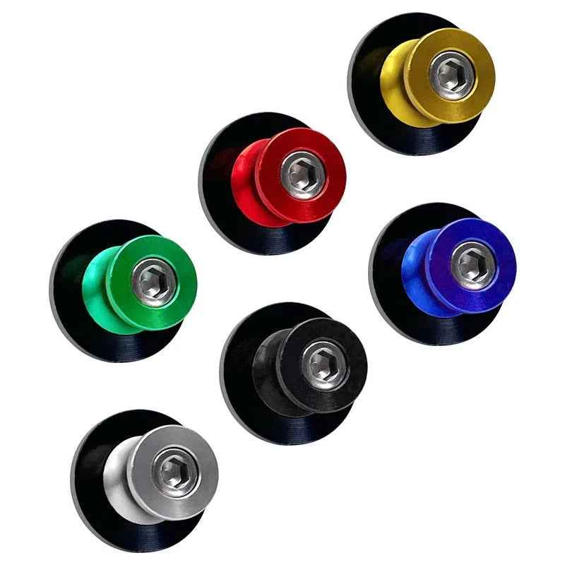 Aluminium alloy CNC frame screw for motorbike parking lift in 6mm 8mm 10mm sizes and blue red black silver gold colours