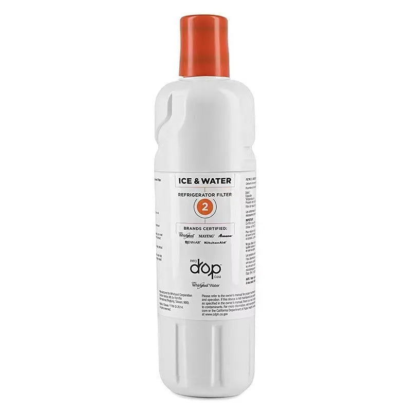 White refrigerator water filter element 230x80x70mm with coconut shell activated carbon for fridge dispenser