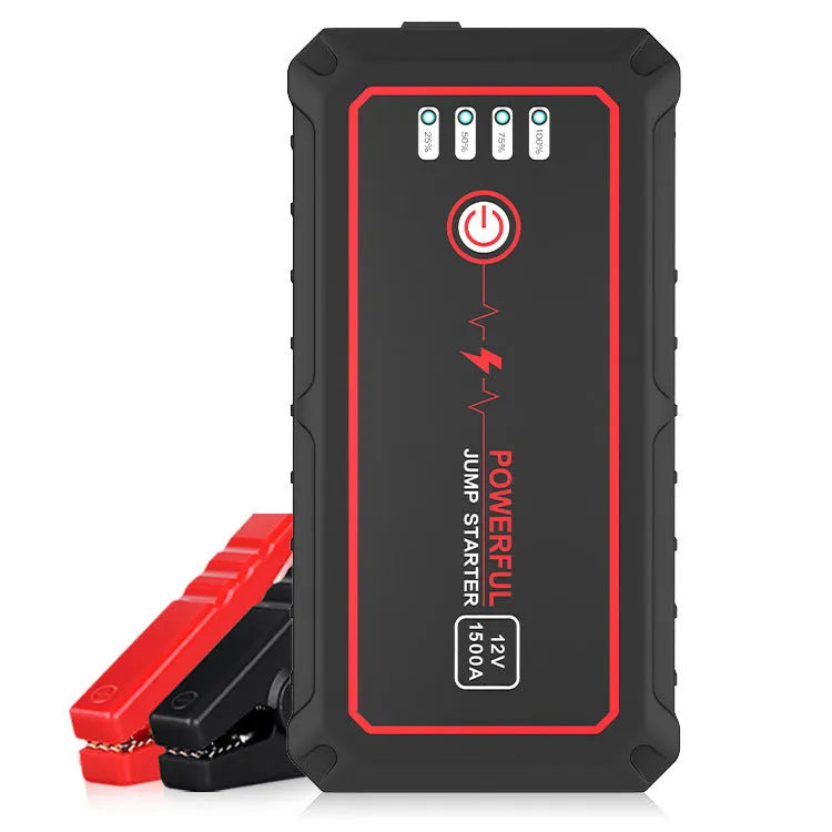 12V car emergency starting power supply 14000mAh with smart clip, Type-C cable and storage bag